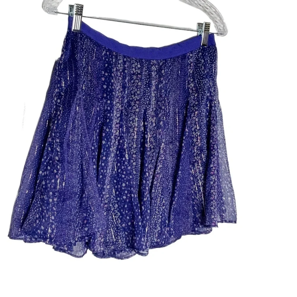 AMERICAN Eagle Outfitters purple full skirt with pleats and side zipper. Kids